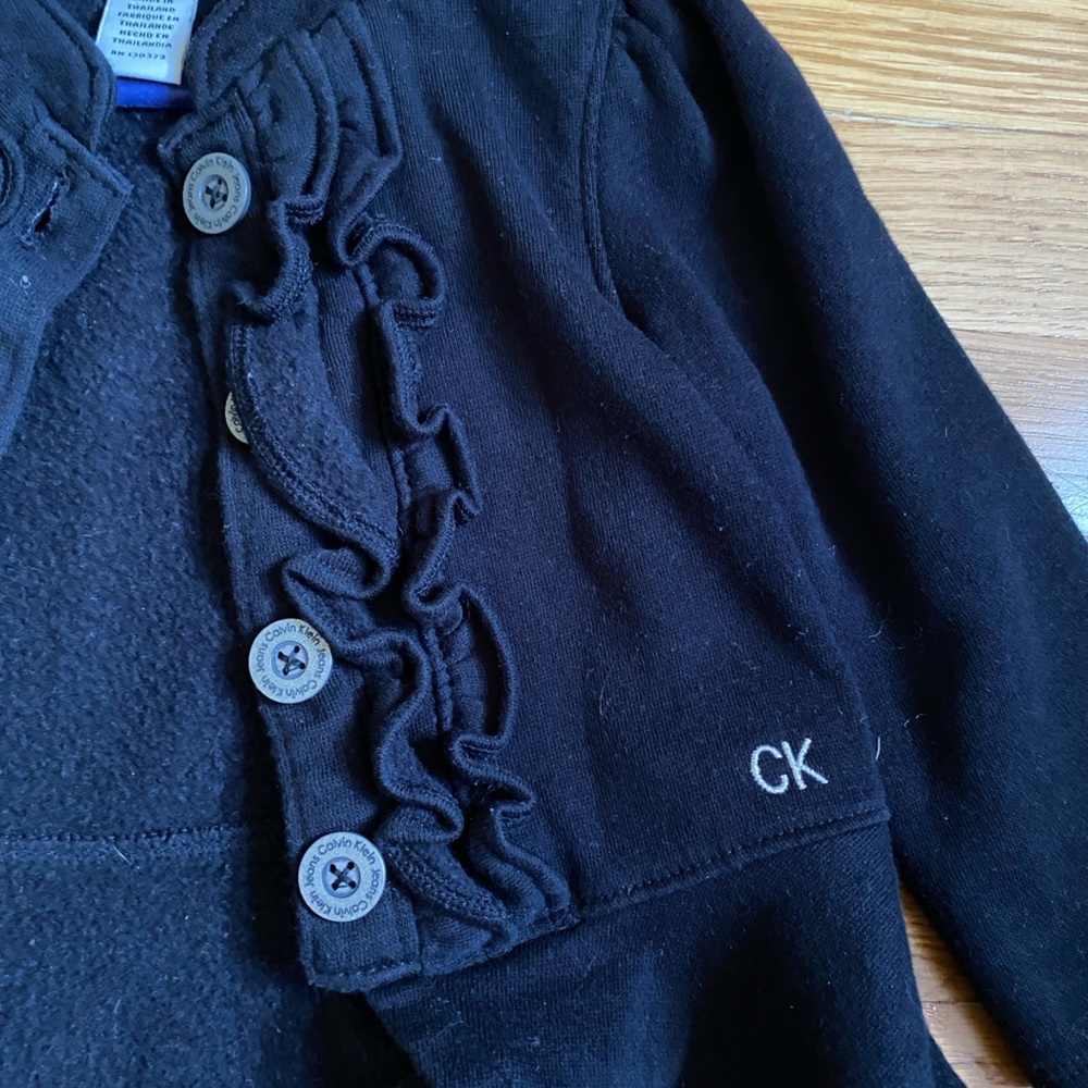 Calvin Klein Ruffle Jacket - Picture 2 of 6